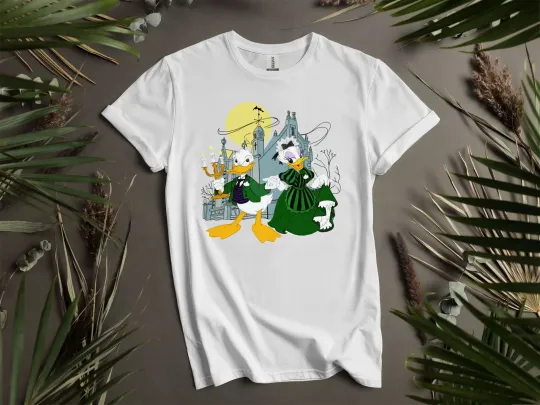 Haunted Mansion Donald Daisy Cosplay Butler Tshirt