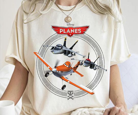 Discover Disney Planes Dusty Crophopper with Bravo and Echo T-Shirt, Magic Kingdom, Disneyland Trip Family Outfits, WDW Shirt, Animal Kingdom Shirt