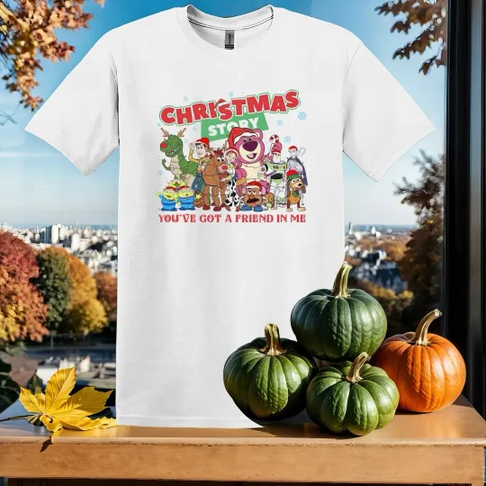Discover Toy Story Christmas Lights T-shirt Kids Hoodie Men Women Unisex Tshirt SX401