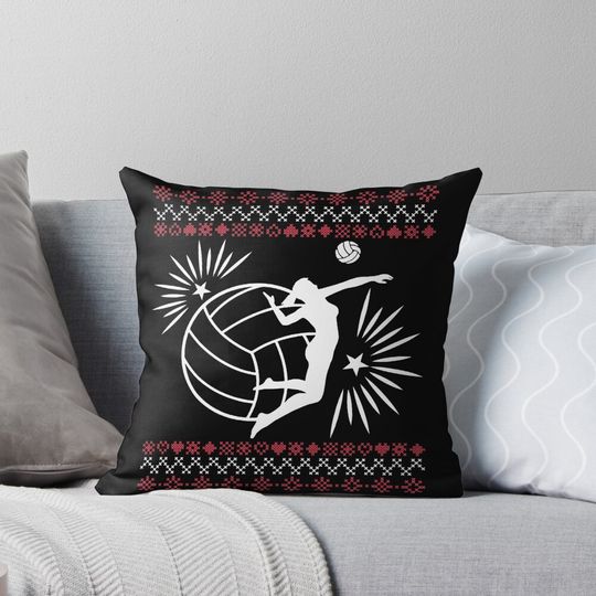 Discover Christmas - Volleyball Christmas Pillow