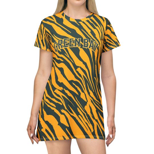 Discover Green Bay T Shirt Dress, Womens Game Day Dress, Sports Fan Clothing