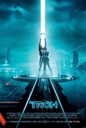 Tron Legacy Movie Poster - Premium Matte Vertical
