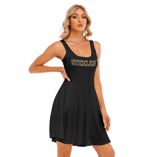 Discover Pittsburgh Football Skater Dress, Womens Game Day Outfit