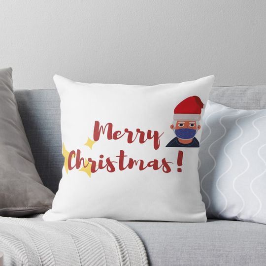 Discover Christmas quarantined Pillow