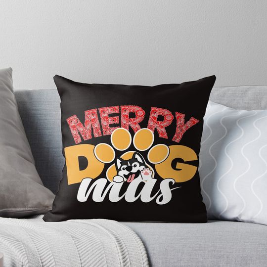 Discover Merry Dogmas  Pillow
