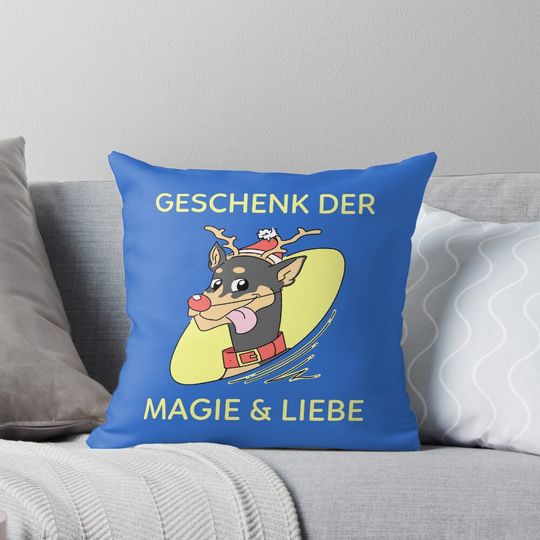 Discover Gift of Magic & Love | Merry Christmas Pillow