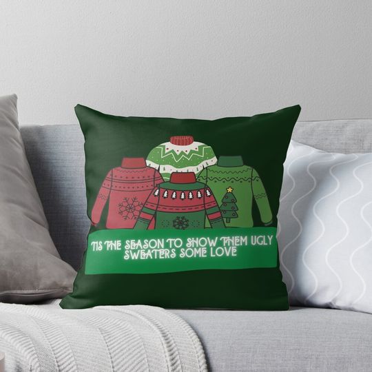 Discover Tis the season... print. Pillow