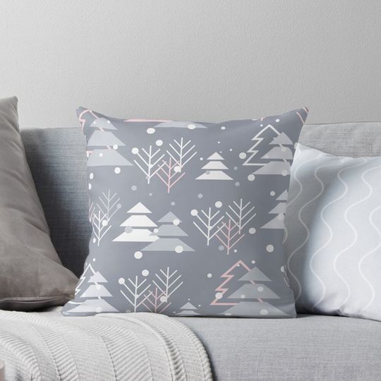 Discover Christmas Pattern Pillow