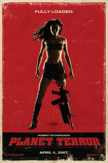 Planet Terror Grindhouse Movie Poster, Premium Matte Vertical Poster