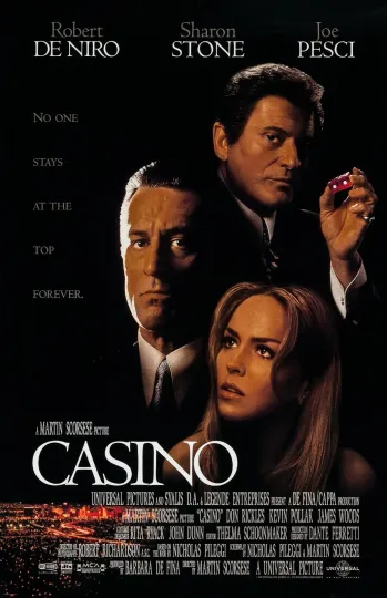 Discover Casino movie poster (a) - Robert De Niro, Martin Scorsese - 11 x 17 inches