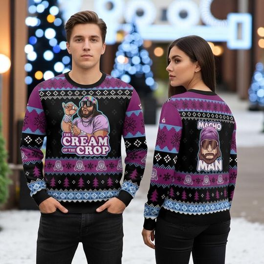Discover The Cream Of The Crop Macho Ugly Sweater