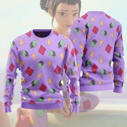 Discover Zoey Turtle Ugly Sweater, Kpop Demon Hunters