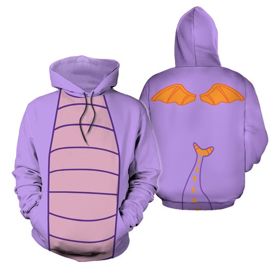 Disneyland Figment Hoodie, Purple Dragon Halloween Costume Hoodie, Figment Family Group Shirt, Disneyland Matching Shirt