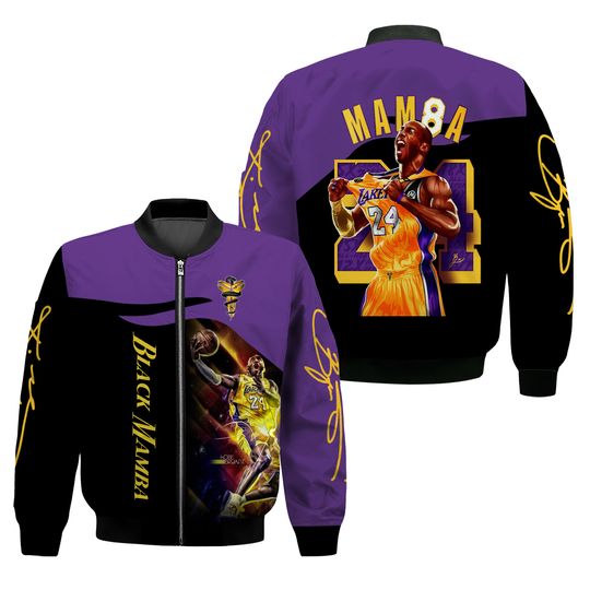 Ls Angles Lakers Bomber Jacket For Fan