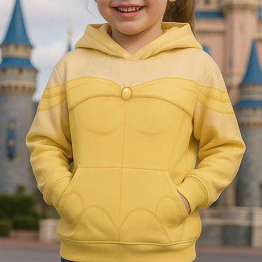 Bella Princess Hoodie, Beast Halloween Costume Sweatshirt