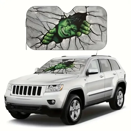 Discover MARVEL 4 Easy-to-Install Suction Cup Car Windshield Sunshade, Foldable Polyester