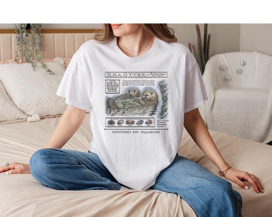 Discover Sea Otters Monterey Bay Aquarium Shirt, Music Fan T-Shirt, Monterey Bay Aquarium Shirt,Monterey Bay Aquarium Otter Shirt