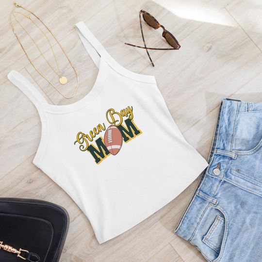 Discover Green Bay Football Mom Tank Top, Game Day Tank Top, Retro Sports Fan Apparel