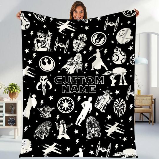 Personalized Stawars The Galaxy Edge Blanket, Anakin Skywalker Darth Vader Blanket