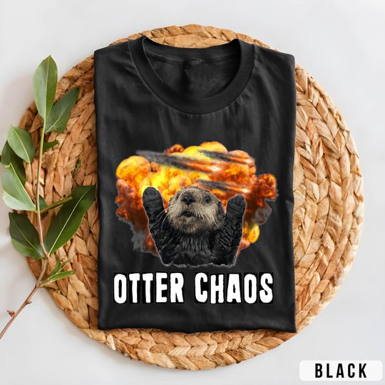 Discover Otter Chaos Shirt, Otter Clothes, Cute Funny Sea Otter Shirt, Otter Gift, Funny Otter Shirt, Sea Otters, River Otters Shirt, Otter Lover