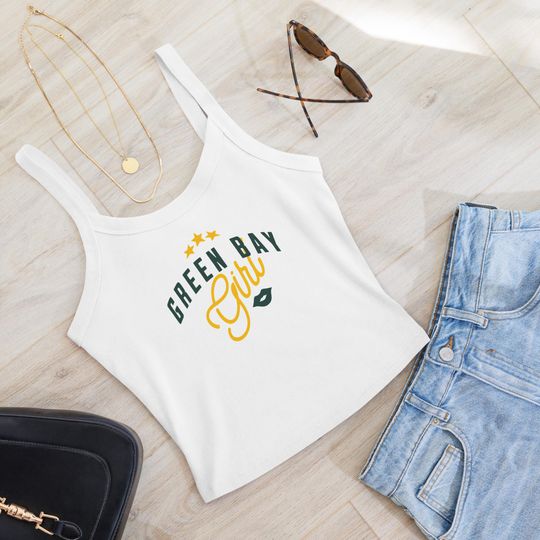 Discover Green Bay Girl Tank Top, Game Day Tank Top, Retro Sports Fan Apparel
