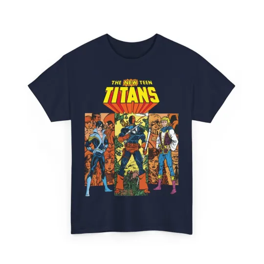 New Teen Titans T-Shirt - George Perez Art, Judas Contract, Nightwing, DC Comics