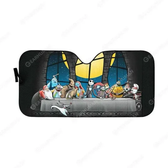 Discover Custom Car Auto Sunshade Dinner Before Christmas