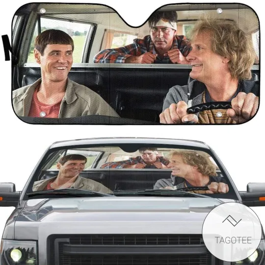 Discover Dumb & Dumber Car Sun Shade Lloyd Christmas Harry Dunne Windshield Sun Shade