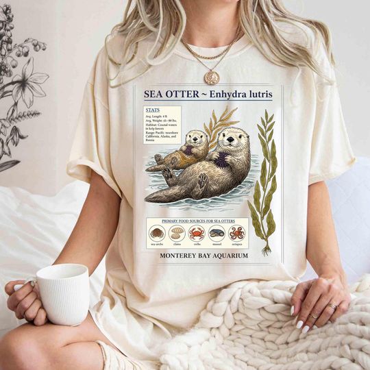 Discover Comfort Colors Vintage Replica Otter Shirt, Monterey Bay Aquarium otter shirt, Tayl'or otter shirt, Sea otter shirt, The Life Of A Showgirl