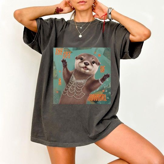 Discover Comfort Colors Kitty The Life of a Showgirl T-Shirt, Otter The Life of a Showgirl Life Tee, Showgirl Graphic Shirt, Fan Merchandise Shirt