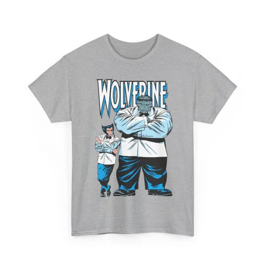 Wolverine & Hulk T-Shirt - Patch & Joe Fix-It - John Buscema Art - Marvel Comics