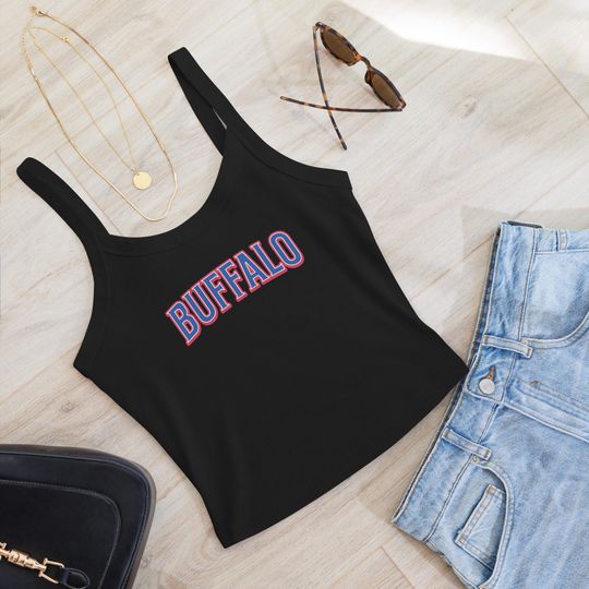 Discover Buffalo Football Tank Top, Womens Vintage Style Shirt, Game Day Tee, Retro Sports Fan Apparel