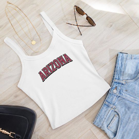 Discover Arizonna Football Tank Top, Womens Vintage Style Shirt, Game Day Tee, Retro Sports Fan Apparel