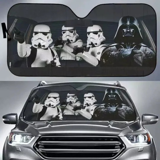 Discover Star Wars Auto Car Sun Shade Auto Accessories, Movie Car Sunshade