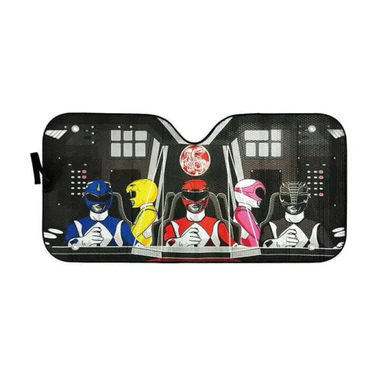 Discover Mighty Morphins Power Rangers Car Auto Sunshade