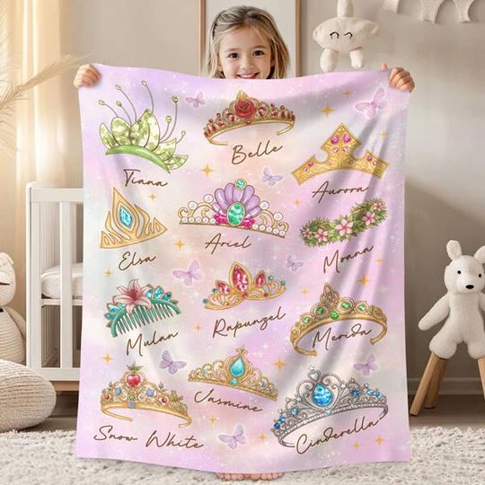 Discover Fairy Tale Princess Blanket Inspired by Classic Characters