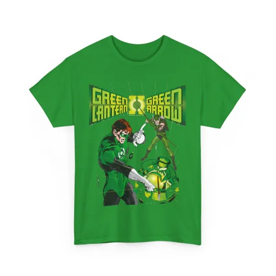 Discover Green Lantern & Green Arrow T-Shirt - Neal Adams Art - 1970s DC Comics