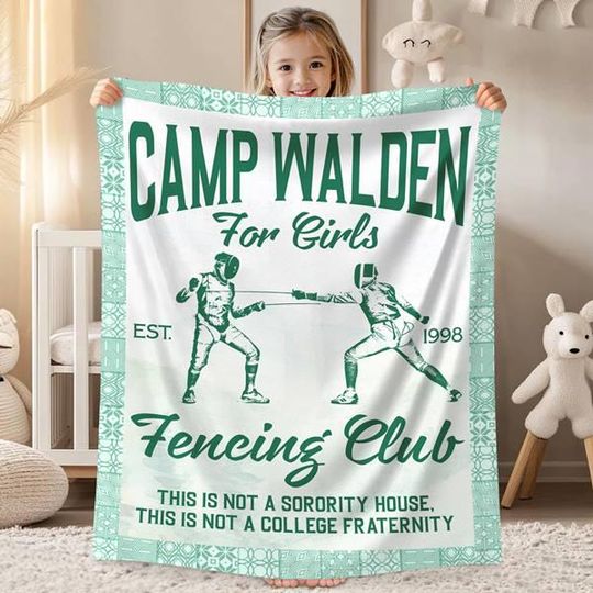 Discover The Parent Trap Camp Walden Blanket, Hallie Annie Parker Fleece Blanket,The Parent Trap Blanket,  Camp Walden Camping Gift