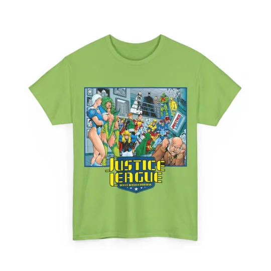 Justice League International T-Shirt - Kevin Maguire Art - JLI - DC Comics