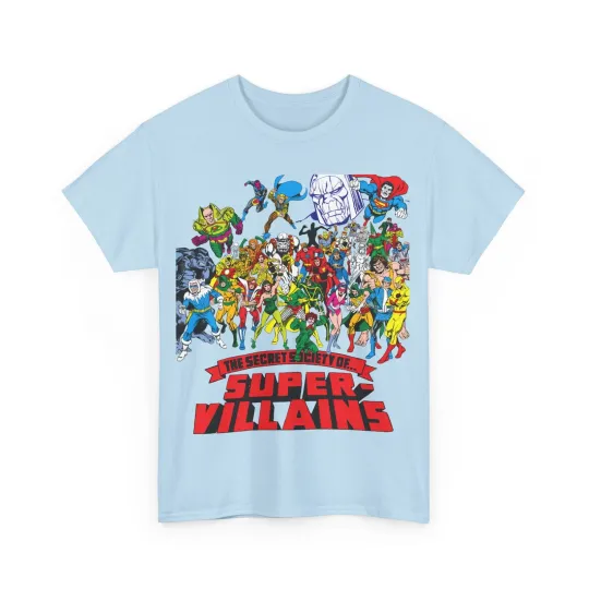 Discover Secret Society of Super-Villains T-Shirt - DC Comics - SSOSV - Luthor, Grodd