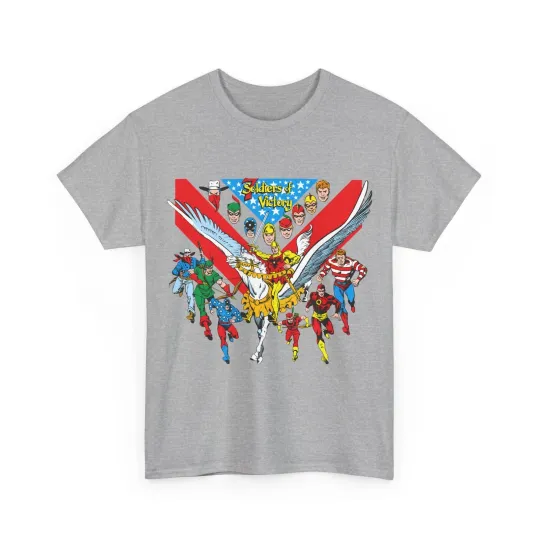 Discover 7 Soldiers of Victory T-Shirt - DC Comics - Speedy, Vigilante, Green Arrow