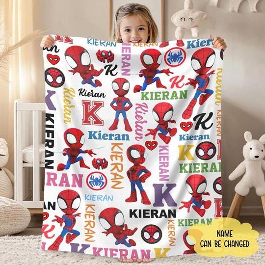 Discover Personalized Spidey and His Amazing Friends Blanket, Amazing Friends Fleece Blanket