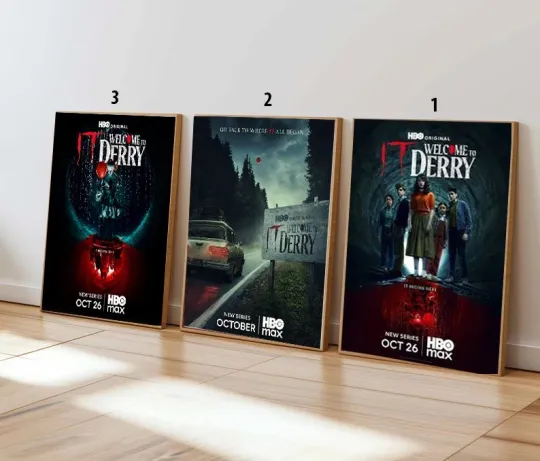 Discover NEW  IT Welcome To Derry movie poster custom October 2025