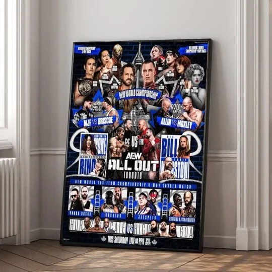 Discover HOT wea All Out 2025 poster 18x24