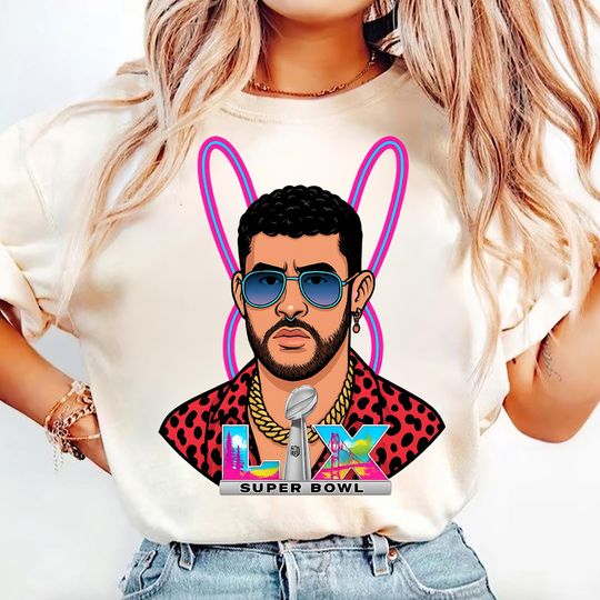 Discover Bad Bunny Super Bowl PNG Download | Boricua LIX Digital Art | Puerto Rican Pride Graphic File | Bad Bunny Super Bowl SVG