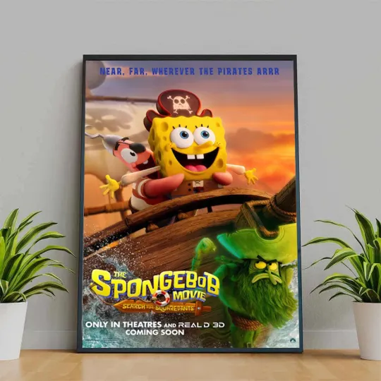 The SpongeBob Movie Search for SquarePants Movie 2025 Poster