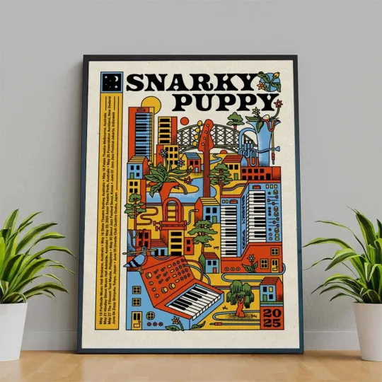 Discover Snarky Puppy 2025 Tour Australia Poster