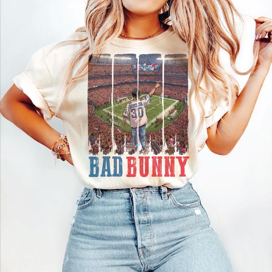 Discover Bad Bunny Super Bowl PNG Download | Boricua LIX Digital Art | Puerto Rican Pride Graphic File | Bad Bunny Super Bowl PNG