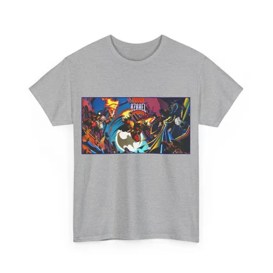 Discover Batman Sword of Azrael T-Shirt - Joe Quesada Cover Art - Knightfall - DC Comics