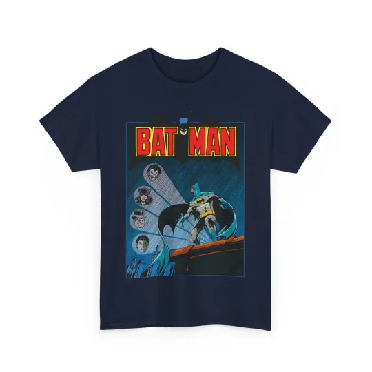 Batman T-Shirt - DC Comics - Catwoman, Joker, Two-Face, Penguin - Bronze Age Art